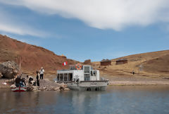 le Tikonata sur le lac Titicaca