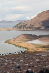 Ville de Puno et Lac Titicaca