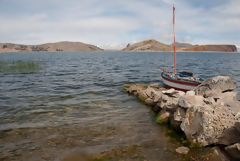 le Tikonata sur le lac Titicaca