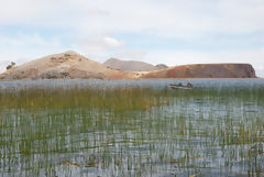 le Tikonata sur le lac Titicaca