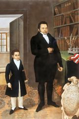 Portrait de Mariano Alejo Alvarez et fils (1834), de Jos Gil de Castro