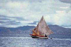 Bateau sur le lac, Puno